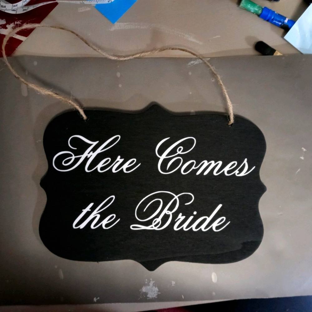 Wedding signage